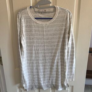 LOFT Light Gray Knit Top